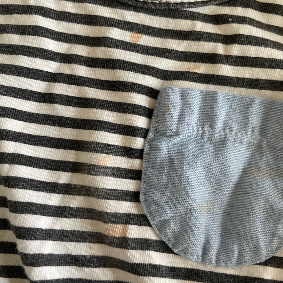 Picapino Dress Sleeveless Striped Chambray Size 2T - Picture 2 of 6